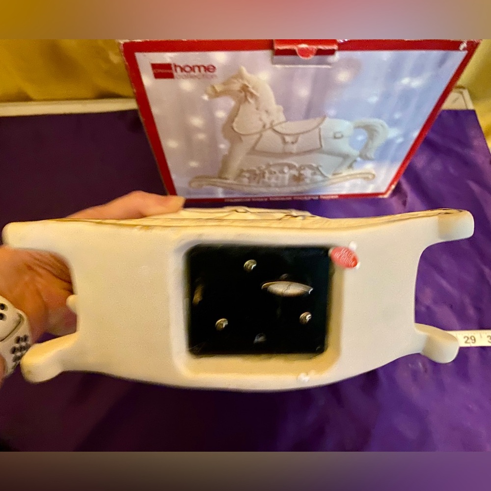 NWT Vintage in original box Musical Rocking Horse Collectors Item Perfect WORKS! - Picture 10 of 11
